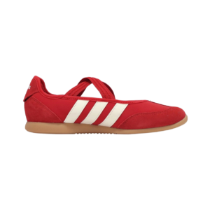 adidas 'Barreda Mary Jane Better Scarlet Off White Ballet Flats'