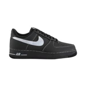 Nike Air Force 1 07 Trainers Black Wolf Grey Black Black
