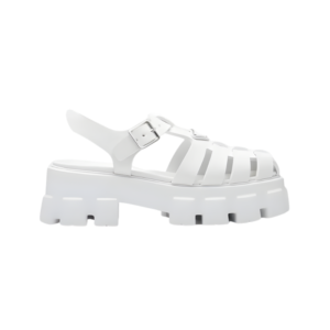 Prada Rubber Monolith sandals White