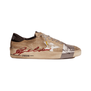 Golden Goose Giày Stardan Lab 'Beige Silver'