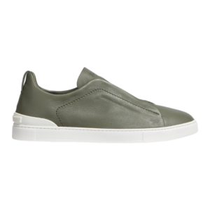 Zegna Triple Stitch Suede Sneakers