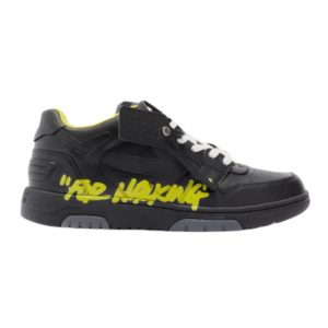 Off-White Out Of Office 'Ooo' Low Tops For Walking Black Yellow