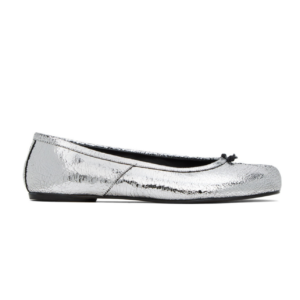 Maison Margiela Tabi Ballerina Cream Silver