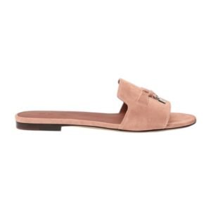 Loro Piana Summer Charms Sandal Suede Goatskin Precious Rose