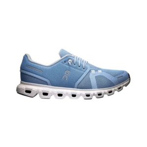 On Running Cloud 6 Chambray White