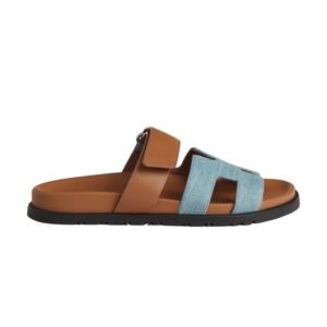 Hermès Chypre Sandal Bicolor/Denim