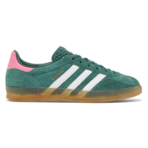 adidas Gazelle Indoor – Collegiate Green Lucid Pink