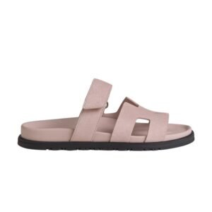 Hermès Chypre Sandal – Pink Suede