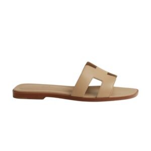 Hermès Oran Sandal Beige/Lin